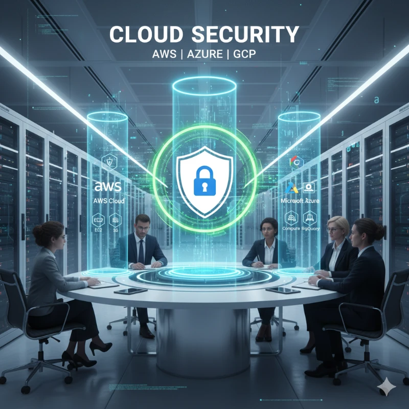 Cloud Security in AWS, Azure, and GCP